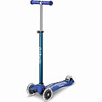 Blue and White Led Maxi Deluxe Scooter