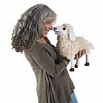 Wooly Sheep Hand Puppet 