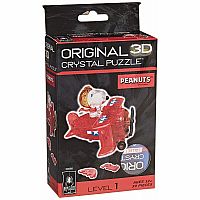 Snoopy Flying Ace - 3D Crystal Puzzle 