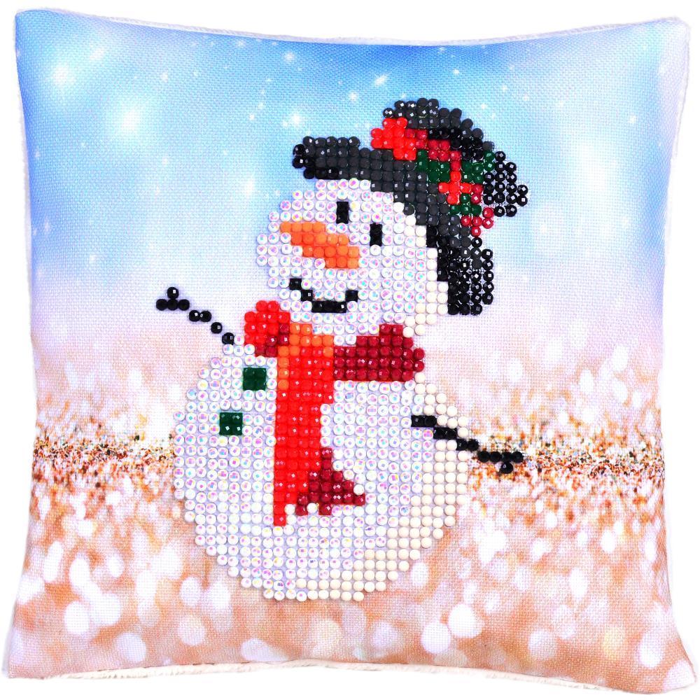 Diamond Dotz - Snowman Top Hat Mini Pillow - Toy Sense