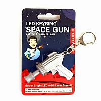 Space Gun LED Key Ring 