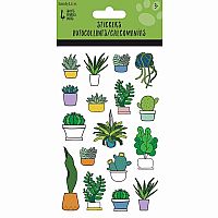 Succulent Stickers - 4 Sheets