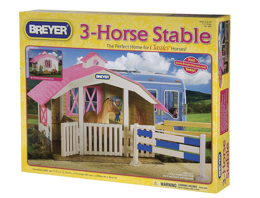 Classics 3-Horse Stable - Toy Sense