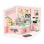 DIY Miniature Dollhouse Kit - Double Joy Bubble Tea