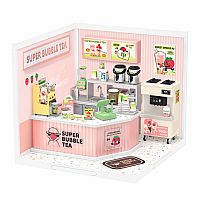 DIY Miniature Dollhouse Kit - Double Joy Bubble Tea