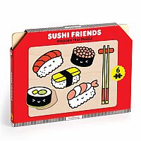 Sushi Friends Wooden Tray Puzzle