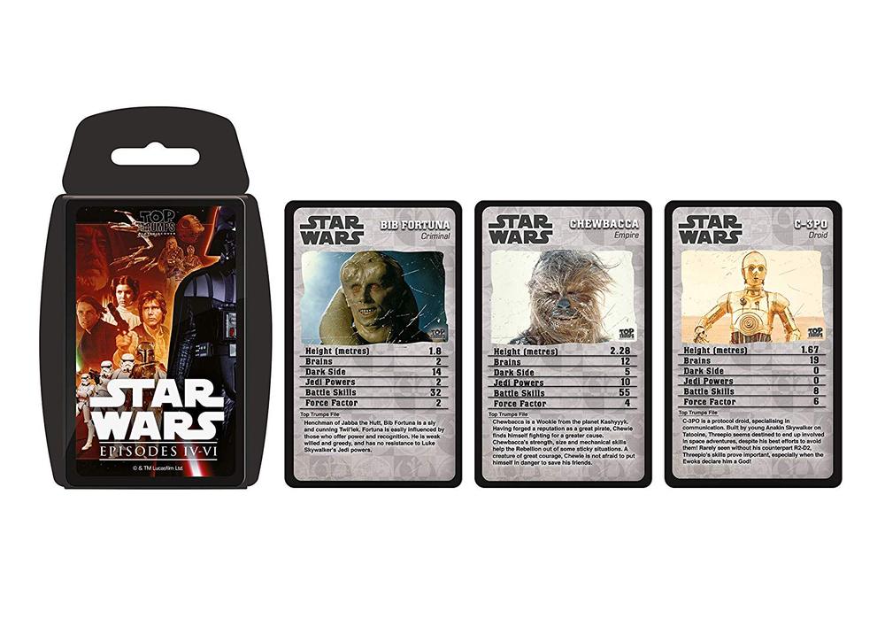 Top Trumps: Star Wars (Episodes 4-6) - Toy Sense