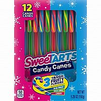 SweeTarts Candy Canes - Box of 12