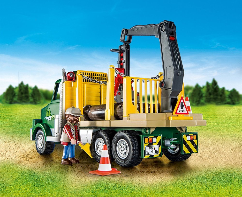 playmobil timber truck