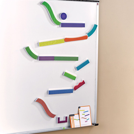 magnetic marble run wall