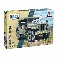 Dodge WC-57/57 Command Car 1:35  Scale Plastic Model Kit